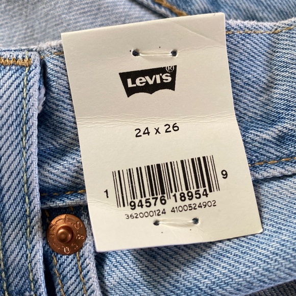 Levi’s Premium Jeans 501 Original Cropped High Rise Straight leg - Picture 5 of 5